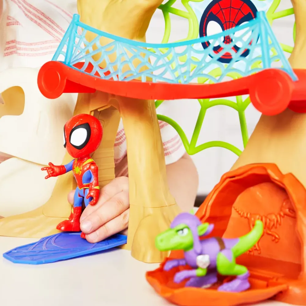 Sale Disney Store Hasbro Marvel Cabane Dino-Webs, Spidey et ses amis extraordinaires