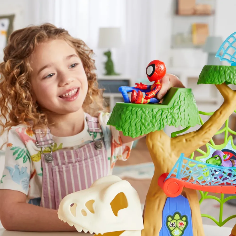 Sale Disney Store Hasbro Marvel Cabane Dino-Webs, Spidey et ses amis extraordinaires