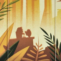 Hot Disney Store Illustration en bois Là-haut