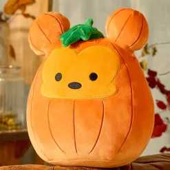 Disney Store Jazwares Peluche Mickey citrouille Squishmallows de taille moyenne, 28 cm
