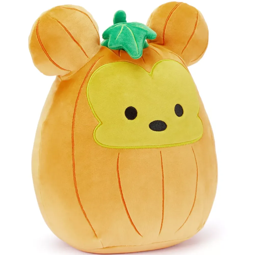 Disney Store Jazwares Peluche Mickey citrouille Squishmallows de taille moyenne, 28 cm