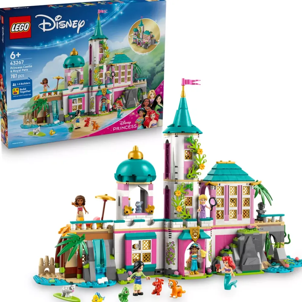 Discount Disney Store LEGO Disney Le château des princesses et les animaux royaux 43267