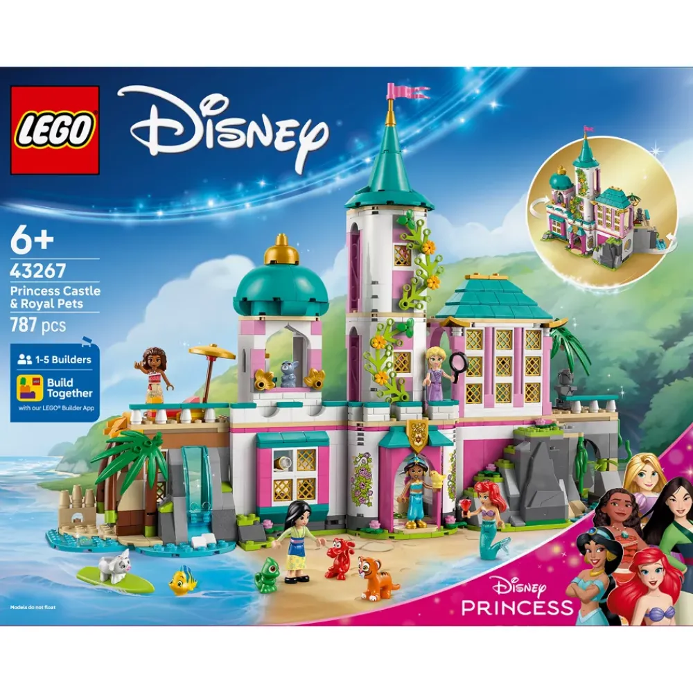 Discount Disney Store LEGO Disney Le château des princesses et les animaux royaux 43267