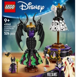 Best Disney Store LEGO Disney Les robes de Maléfique et Cruella D’Enfer 43262