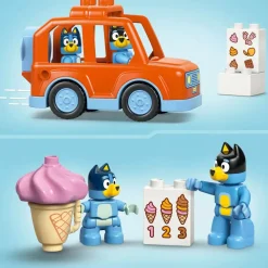 Outlet Disney Store LEGO DUPLO Visite chez le marchand de glace avec Bluey 10458