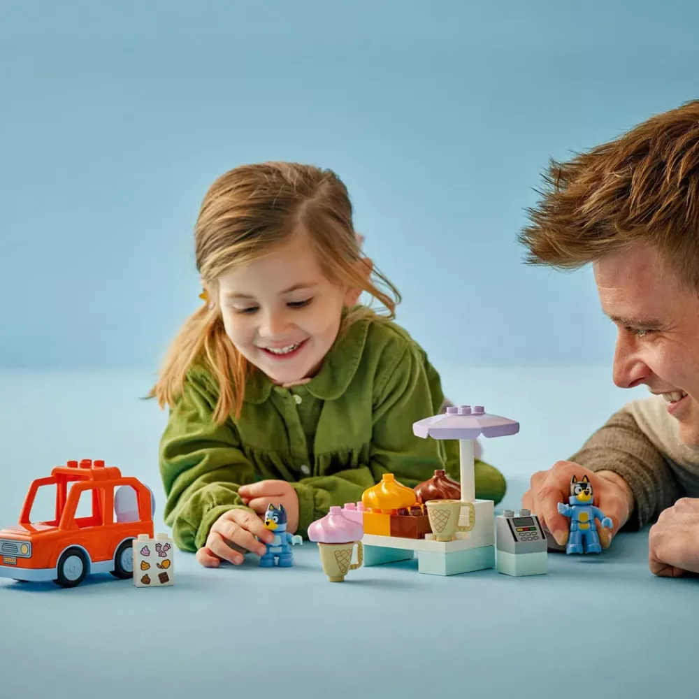 Outlet Disney Store LEGO DUPLO Visite chez le marchand de glace avec Bluey 10458