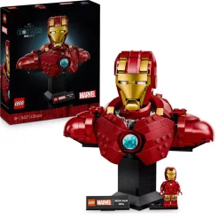 Sale Disney Store LEGO Marvel Buste d’Iron Man MK4 76327