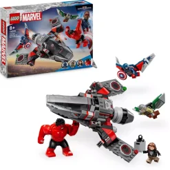 New Disney Store LEGO Marvel Captain America vs Hulk rouge 76292