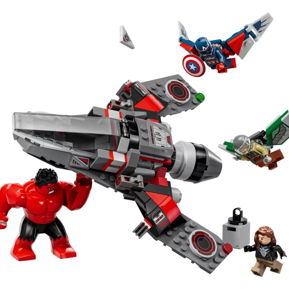 New Disney Store LEGO Marvel Captain America vs Hulk rouge 76292