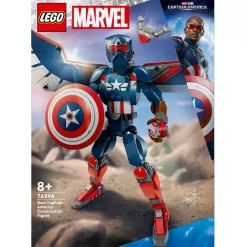 New Disney Store Lego Marvel Figurine du nouveau Captain America à construire 76296