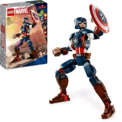 New Disney Store LEGO Marvel La figurine de Captain America