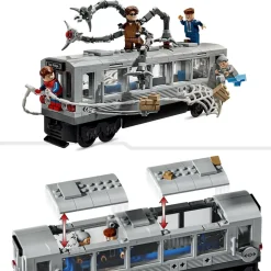 Disney Store LEGO Marvel La scène du train de Spider-Man et Docteur Octopus 76321