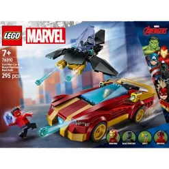 Disney Store LEGO Marvel La voiture d’Iron Man et Black Panther contre Hulk rouge 76310