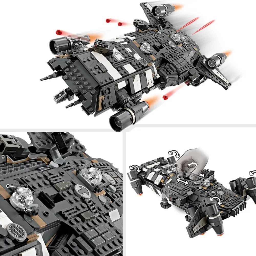 Online Disney Store LEGO Star Wars Skeleton Crew Le Onyx Cinder, Set de Construction 75374
