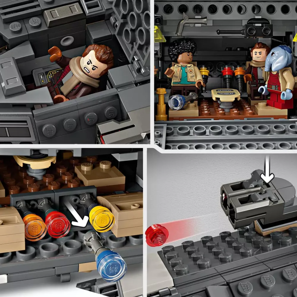 Online Disney Store LEGO Star Wars Skeleton Crew Le Onyx Cinder, Set de Construction 75374