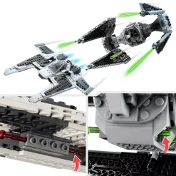 New Disney Store LEGO Star Wars 75348 Le chasseur Fang mandalorien contre le TIE Interceptor