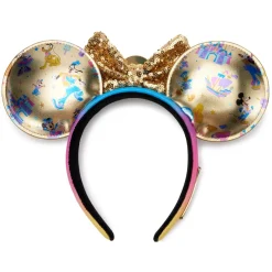 Online Disney Store Loungefly Serre-tête à oreilles Mickey Mouse et ses amis 70e anniversaire de Disneyland Resort pour adultes