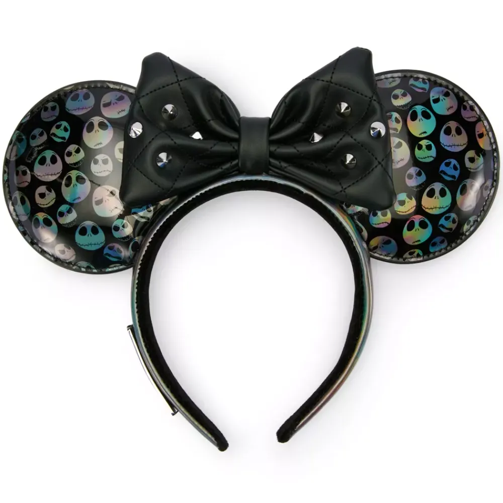 New Disney Store Loungefly Serre-tête à oreilles Jack Skellington pour adultes, L'Étrange Noël de monsieur Jack de Tim Burton