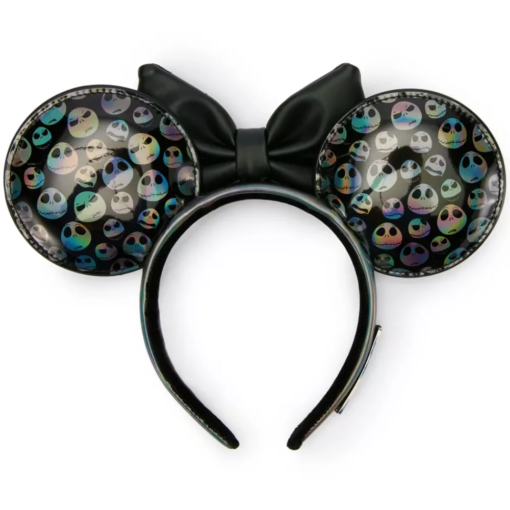New Disney Store Loungefly Serre-tête à oreilles Jack Skellington pour adultes, L'Étrange Noël de monsieur Jack de Tim Burton