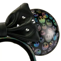 New Disney Store Loungefly Serre-tête à oreilles Jack Skellington pour adultes, L'Étrange Noël de monsieur Jack de Tim Burton