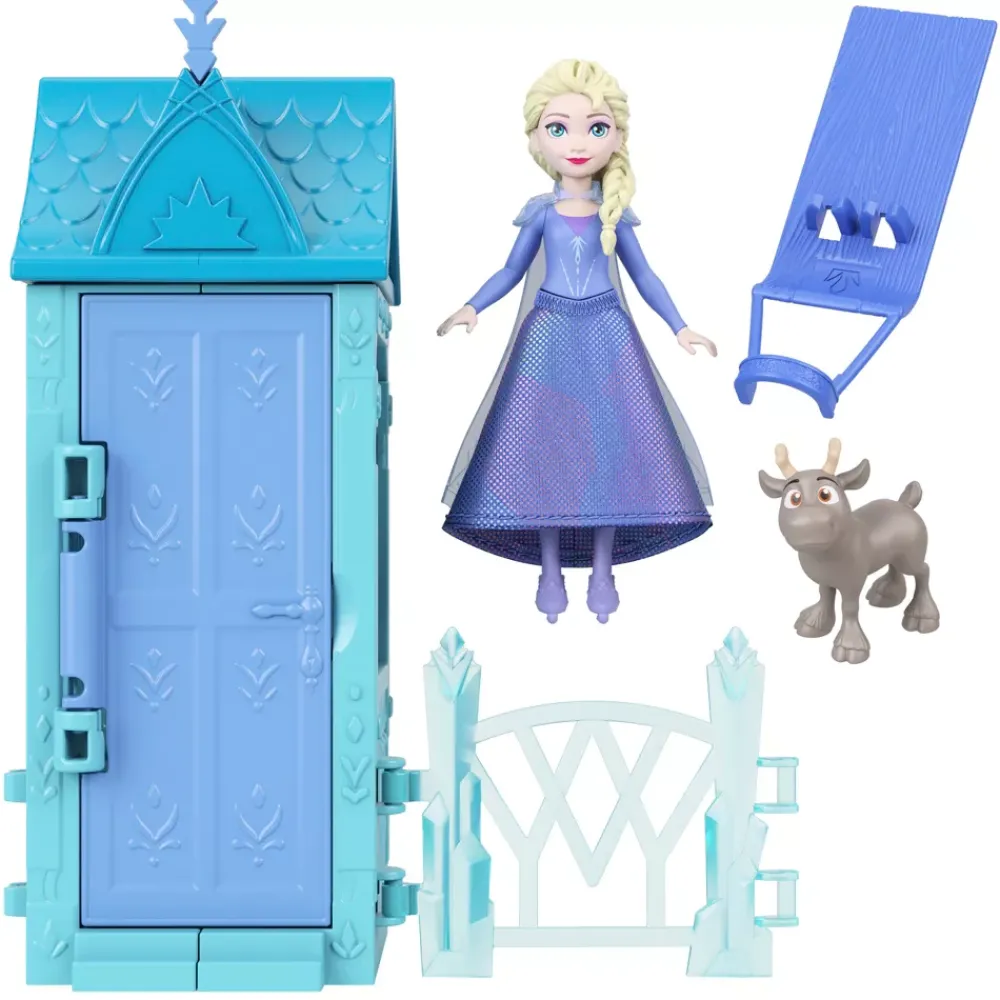 Hot Disney Store Mattel Coffret Village d'Arendelle La Reine des Neiges Histoires à empiler