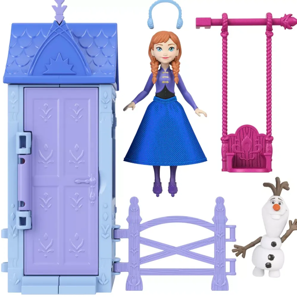 Hot Disney Store Mattel Coffret Village d'Arendelle La Reine des Neiges Histoires à empiler