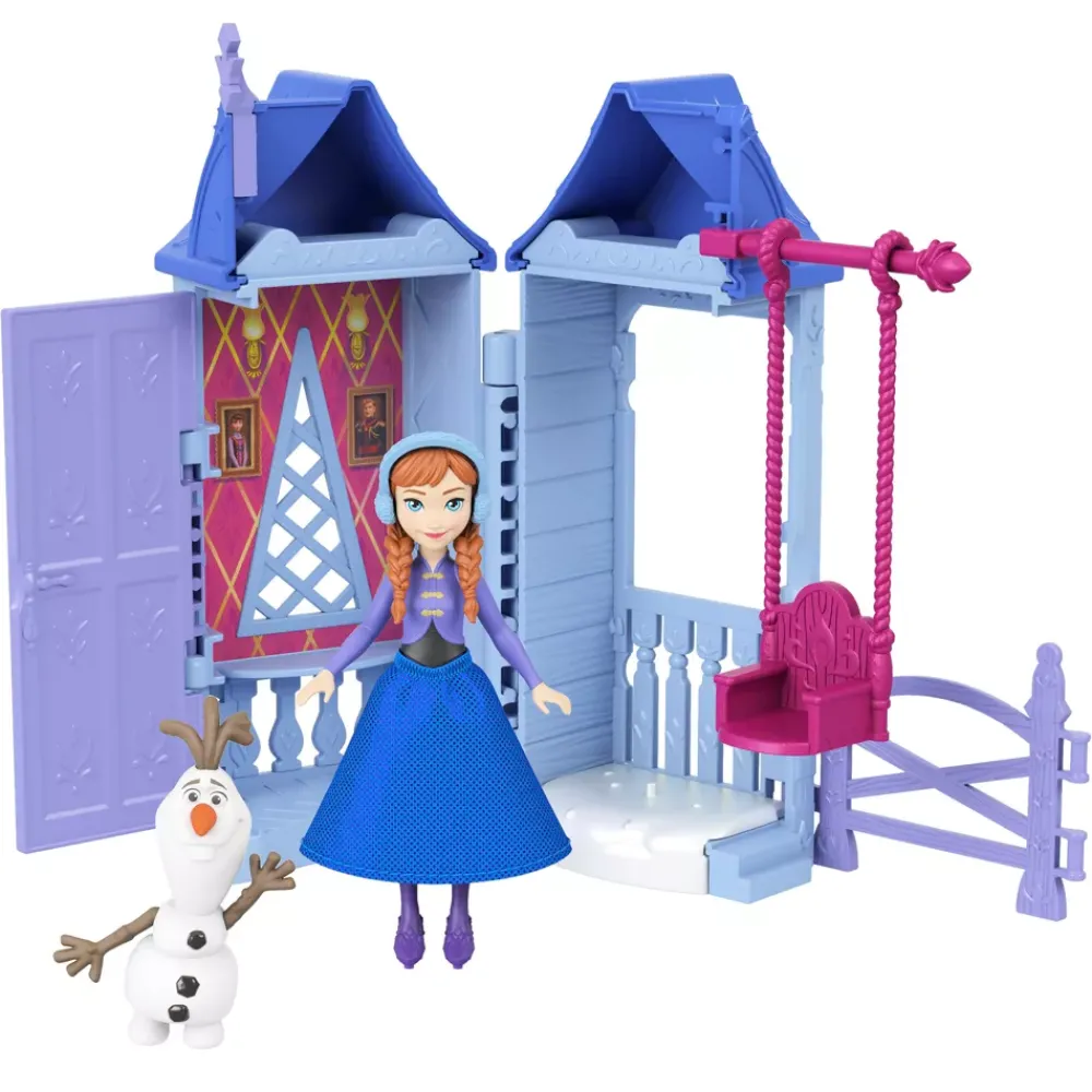 Hot Disney Store Mattel Coffret Village d'Arendelle La Reine des Neiges Histoires à empiler