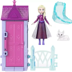 Hot Disney Store Mattel Coffret Village d'Arendelle La Reine des Neiges Histoires à empiler