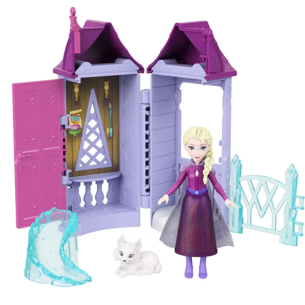 Hot Disney Store Mattel Coffret Village d'Arendelle La Reine des Neiges Histoires à empiler