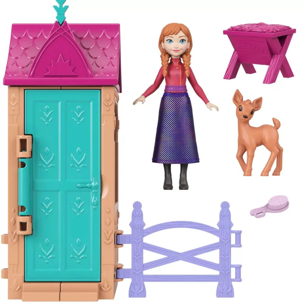 Hot Disney Store Mattel Coffret Village d'Arendelle La Reine des Neiges Histoires à empiler