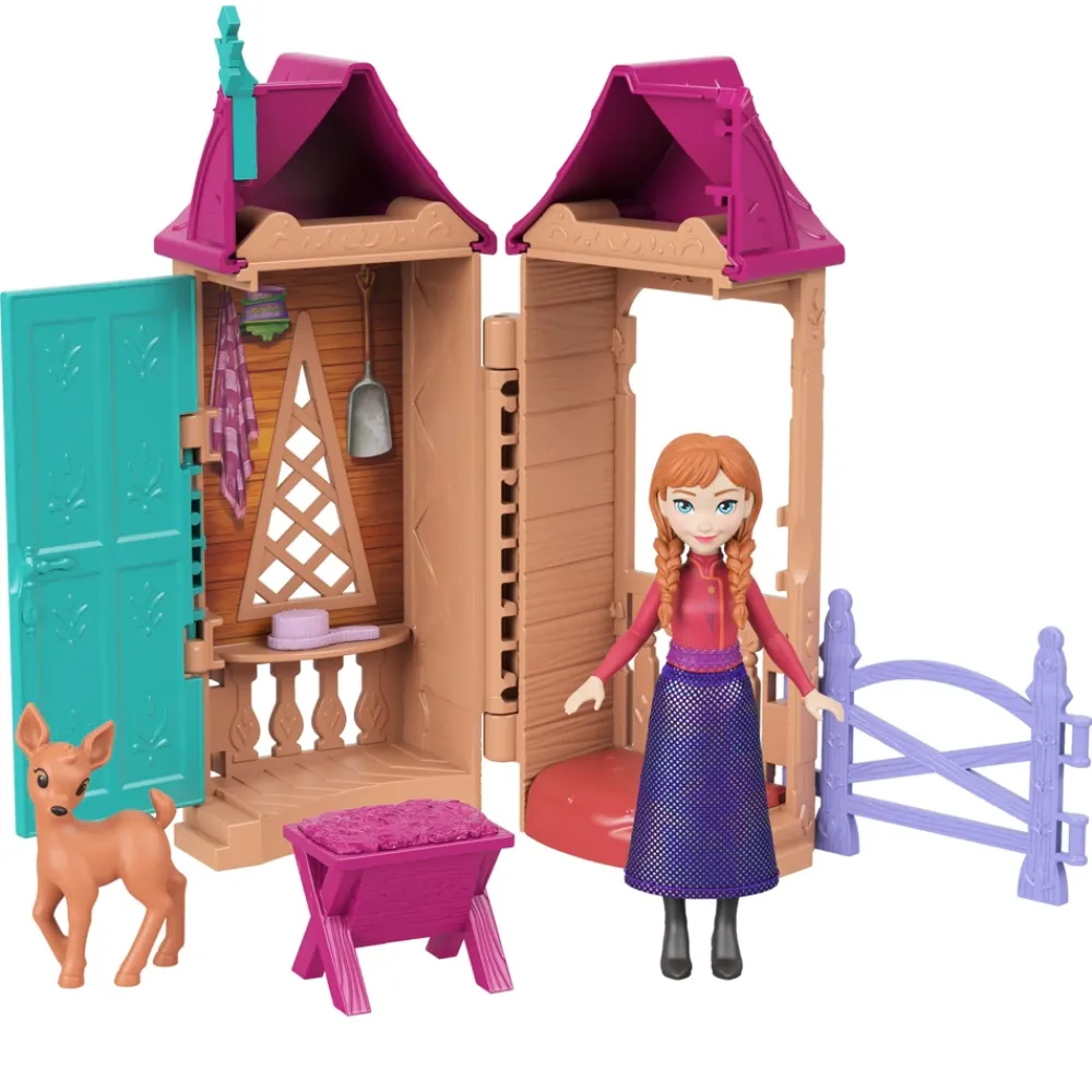 Hot Disney Store Mattel Coffret Village d'Arendelle La Reine des Neiges Histoires à empiler