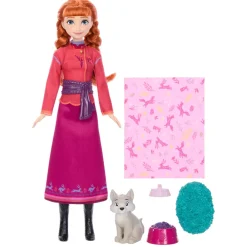 Best Disney Store Mattel Poupée Anna et louveteau, La Reine des Neiges