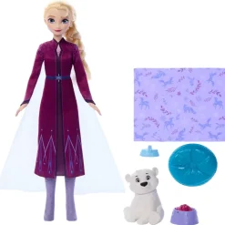 Best Disney Store Mattel Poupée Elsa et ourson, La Reine des Neiges