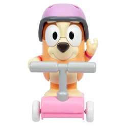 New Disney Store Moose Toys Figurine Bingo sur sa trottinette interactive, Bluey