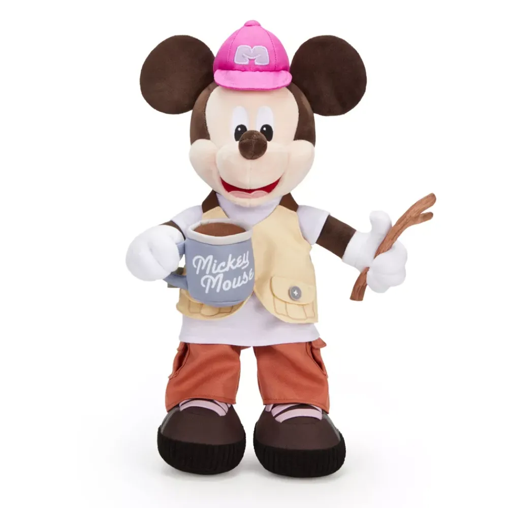 Disney Store Moyenne peluche Mickey au camping – 40 cm