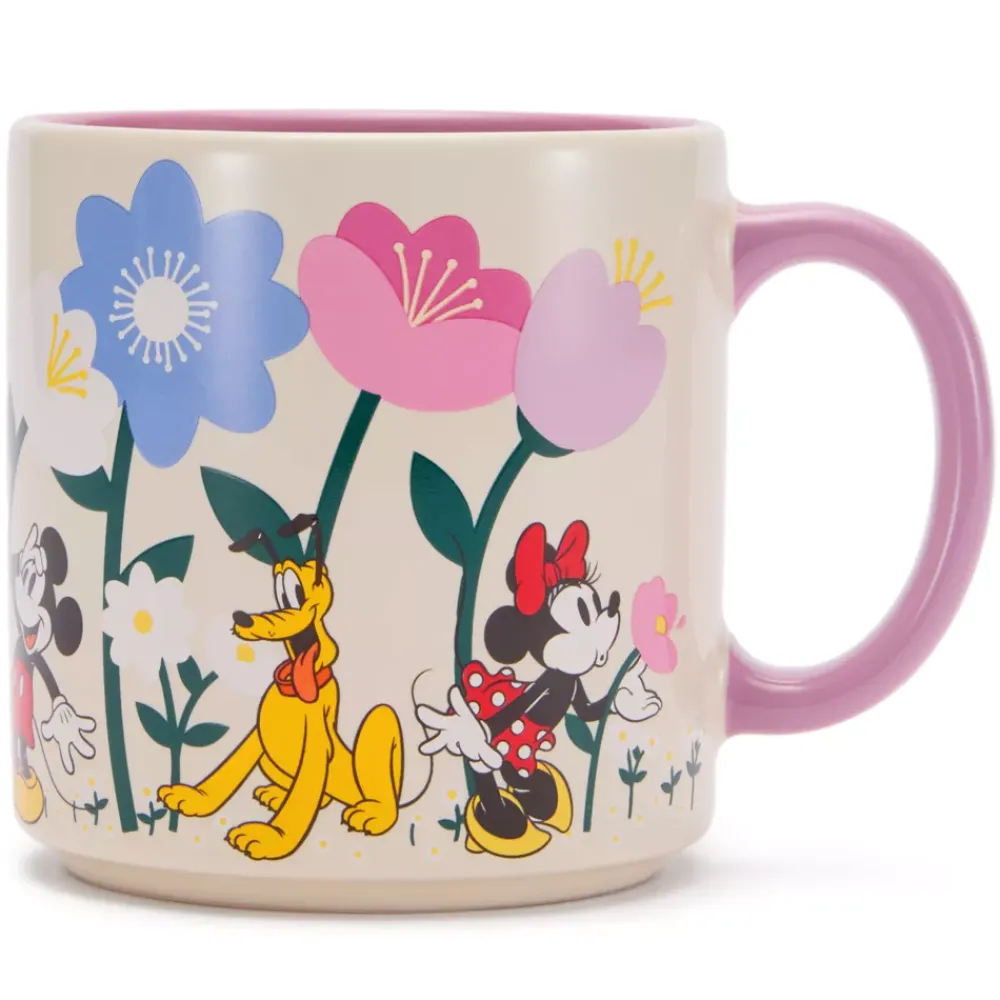 Hot Disney Store Mug Mickey et ses amis à fleurs