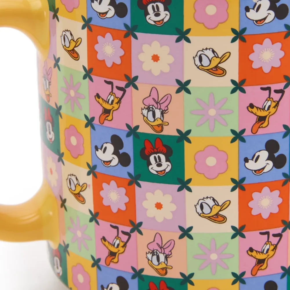 Outlet Disney Store Mug Mickey et ses amis avec patchwork floral
