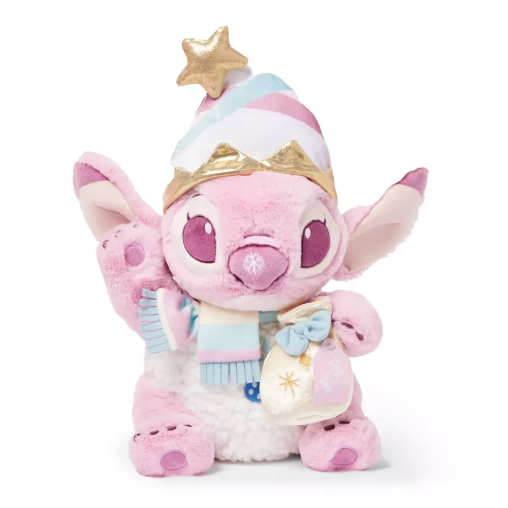 Outlet Disney Store Peluche Angel avec pochette spéciale fêtes de taille moyenne, Lilo & Stitch