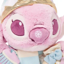Outlet Disney Store Peluche Angel avec pochette spéciale fêtes de taille moyenne, Lilo & Stitch