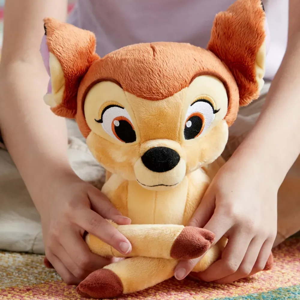 Hot Disney Store Peluche Bambi de taille moyenne avec papillon