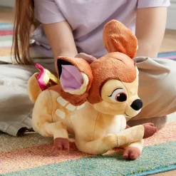 Hot Disney Store Peluche Bambi de taille moyenne avec papillon