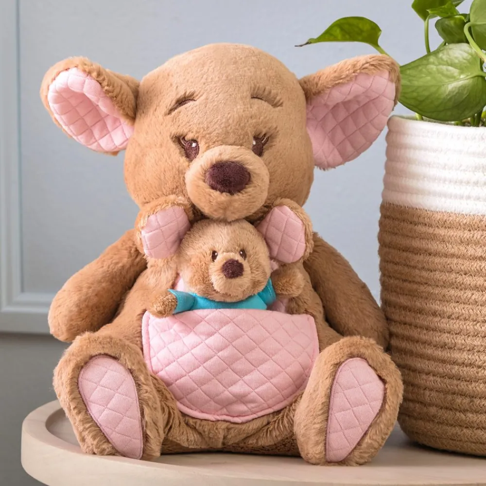 Discount Disney Store Peluche Maman Gourou et Petit Gourou GUND Oh So Snuggly, Winnie l'Ourson, 30,5 cm