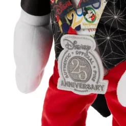Hot Disney Store Peluche Mickey de taille moyenne, 25e anniversaire des échanges de pin's Disney