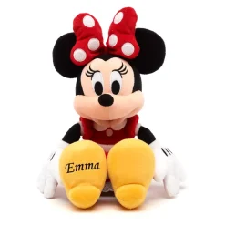 Outlet Disney Store Peluche Minnie Mouse rouge de taille moyenne