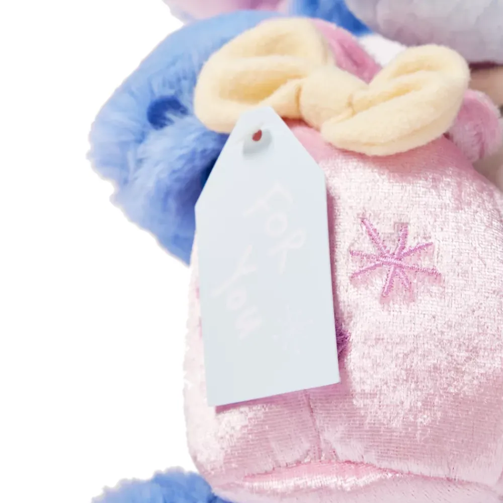 New Disney Store Peluche Stitch avec pochette spéciale fêtes de taille moyenne, Lilo & Stitch