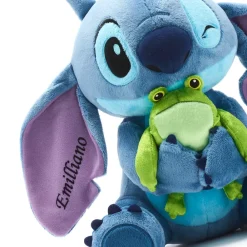 Sale Disney Store Peluche Stitch de taille moyenne avec grenouille Journée de l'Expérience 626 2025, Lilo & Stitch – 33 cm