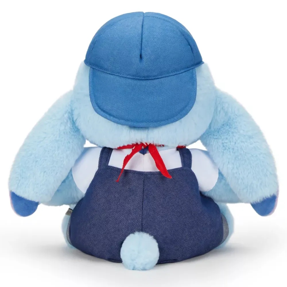 Discount Disney Store Peluche Stitch denim de taille moyenne, Lilo & Stitch, 33 cm