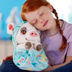 Clearance Disney Store Petite peluche Pua avec lange Disney Babies, Vaiana, 25 cm