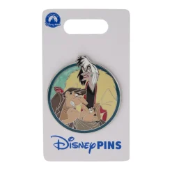 New Disney Store Pin's Cruella d'Enfer et hommes de main, 101 Dalmatiens
