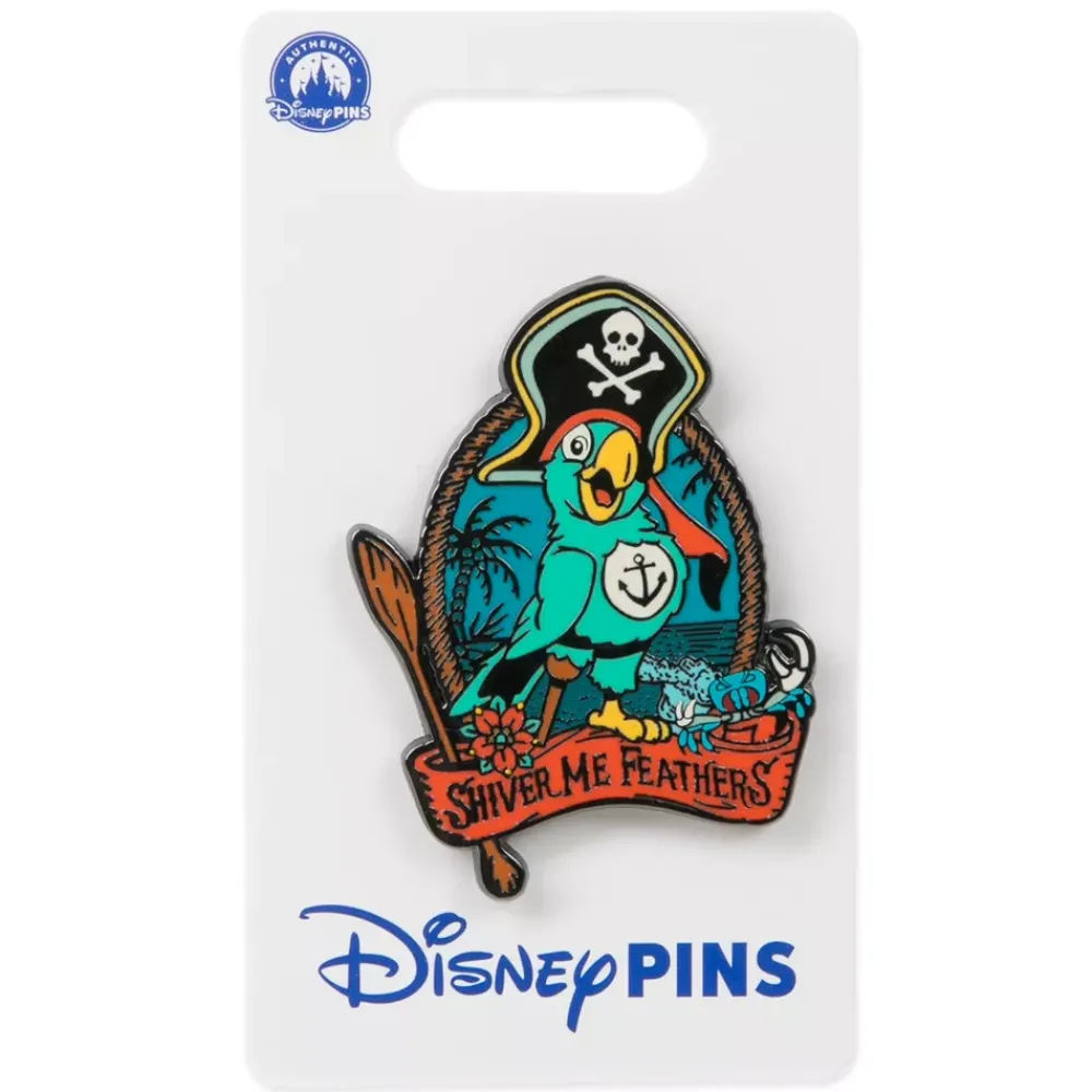 Discount Disney Store Pin's perroquet "Peg-Leg Pete", Pirates des Caraïbes